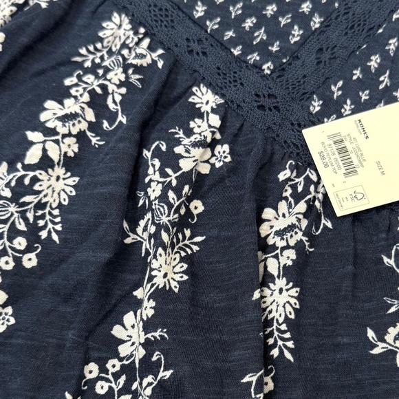 NWT - Women's Flowy Floral Babydoll Peplum Short Sleeve Top - NWT - Picture 9 of 9